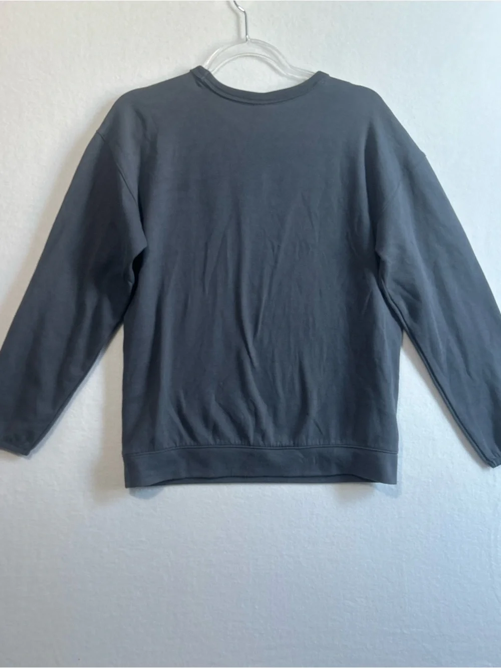 GapFit Boys Gray Tech Fleece Pocket Crewneck Sz XXL